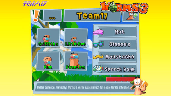 Spieledonnerstag: "Worms 3" von Team17 kriecht in den App Store
